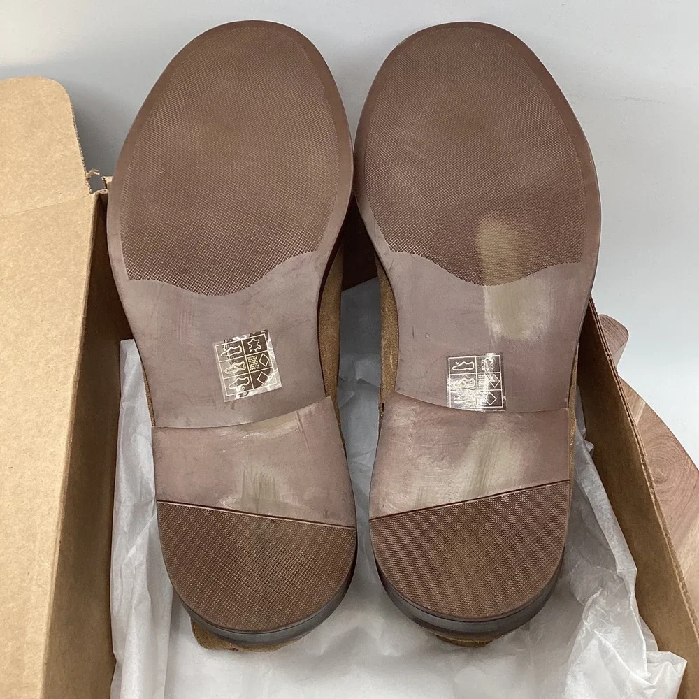 Steve Madden Mens Tan Brown Suede Chukka Desert Boots Lace Up Ankle Boots